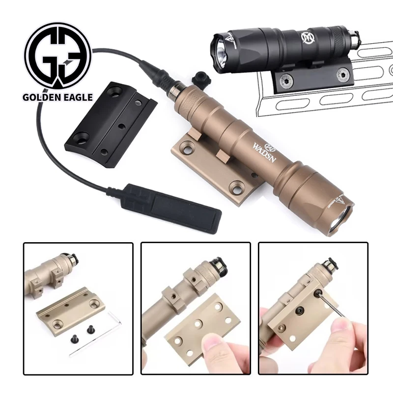 

WADSN M300 M600 Tactical Softair Weapon Reconnaissance Lamp Strong Lighting SMR Track System Bias Installation Flashlight Base