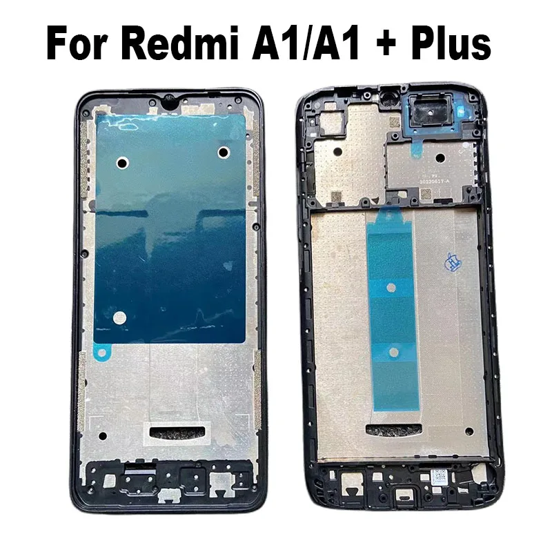 

6.52" Middle Frame For Xiaomi Redmi A1 + Plus Front LCD Bezel Back Housing Case Mid Plate 12C