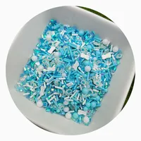 Assorted Blue Color Polymer Clay Sprinkles Dog Bone Cat Paw Rhinestones Mixed Hot Clay Confetti For Scrapbooking Decor 2