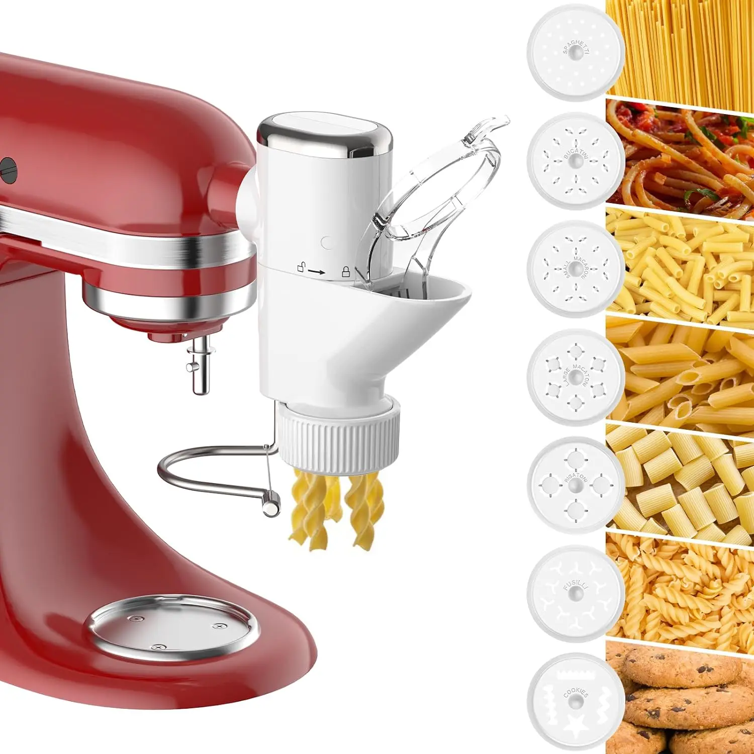 KitchenAid キッチンエイド スタンドミキサー パスタ ソーセージ