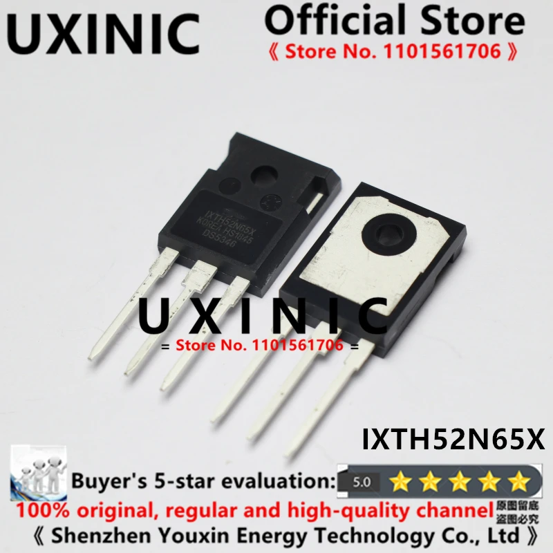 

UXINIC 100% New Imported Original IXTH52N65X TO-247 MOS FET 52A 650V