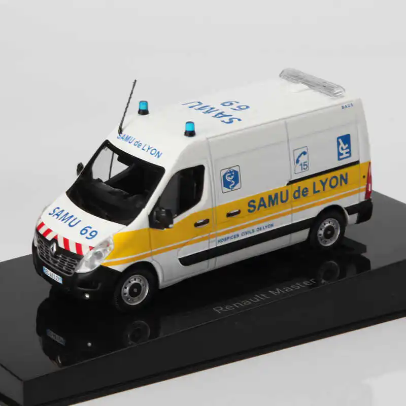 ミニカー　1/43 ルノー マスター 2014 SAMU リヨン [518790] NOREV 1/43 - RENAULT MASTER SAMU DE LYON - 2014 518790 | eBay