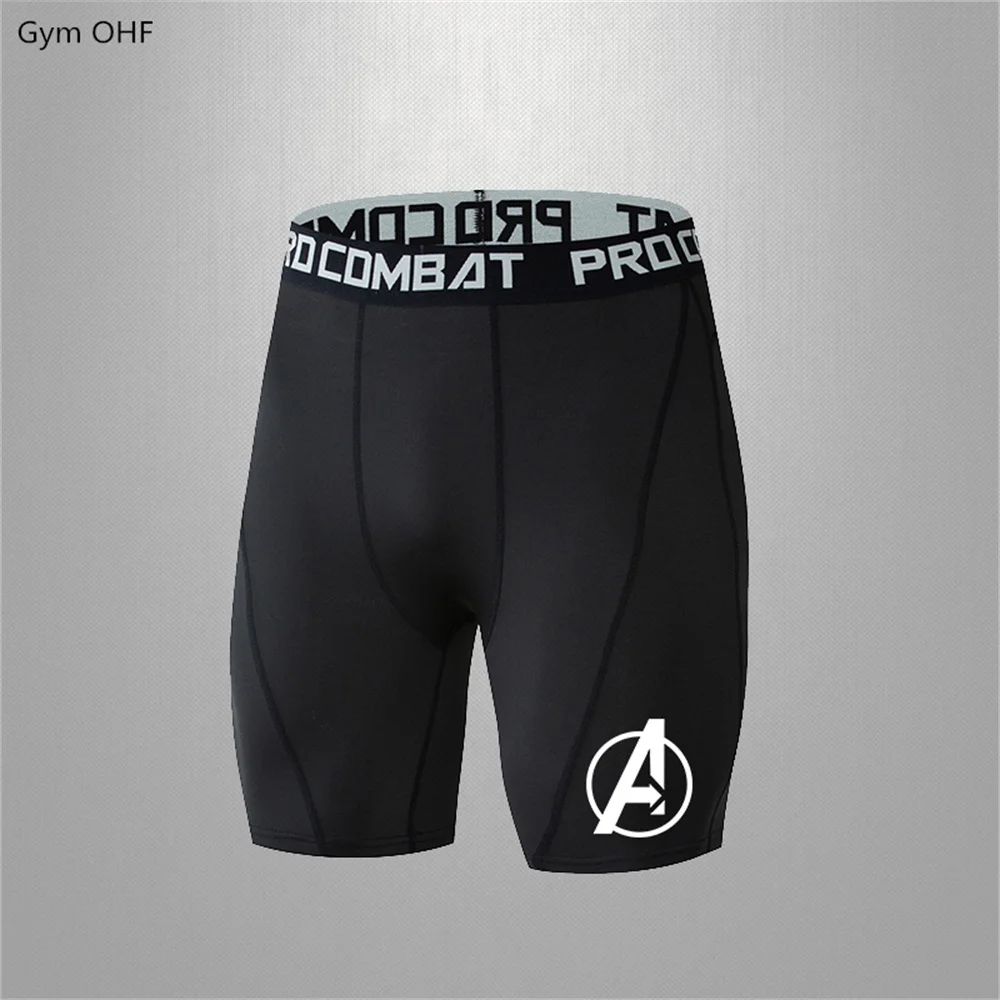 Men Pants Super Hero Yoga Legging Men Running Tights Sports Shorts Leggings Men Compression Gym Fitness Jogging Trousers