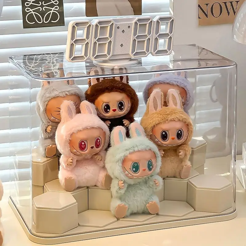 Bind Box Organizer for LABUBU Sit Party Dolls Display box Large