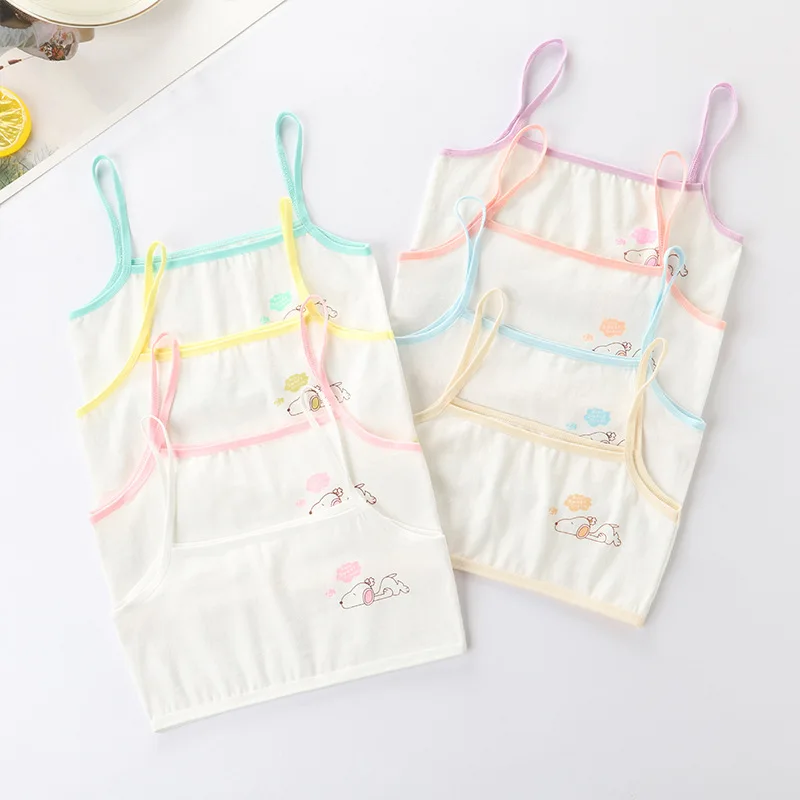 3Pcs/Lot Girls Training Bras Cotton Kids Bra Adolescente Girl