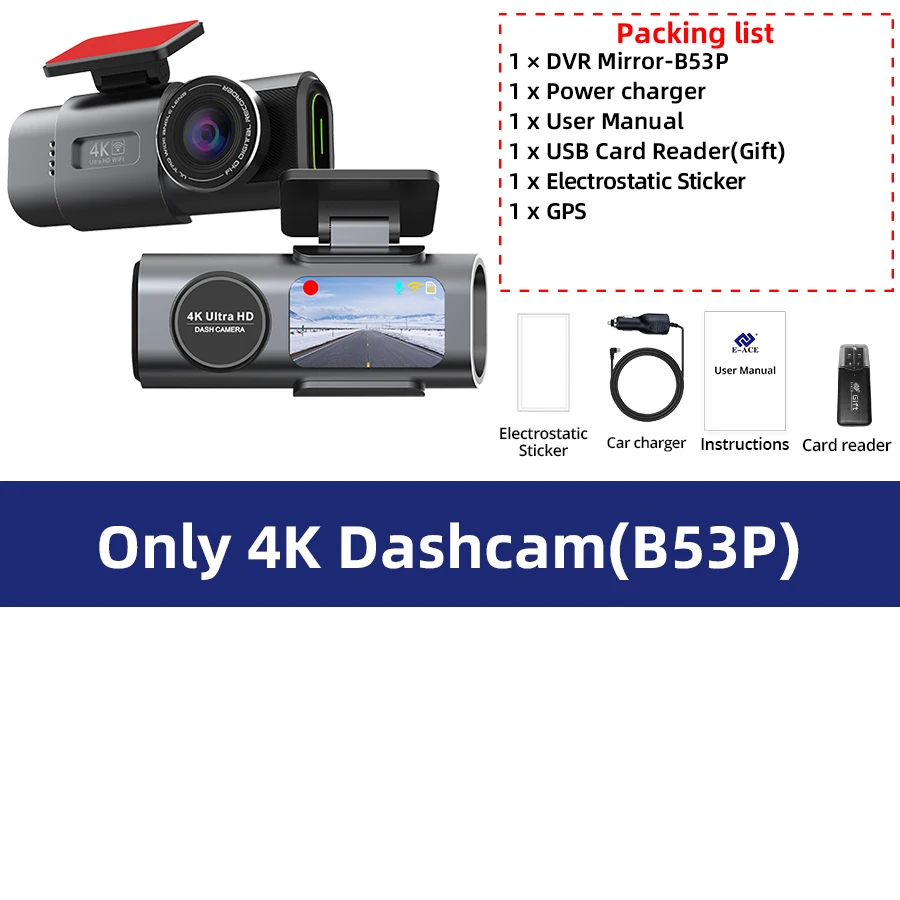 Only 4K Dashcam-B53P