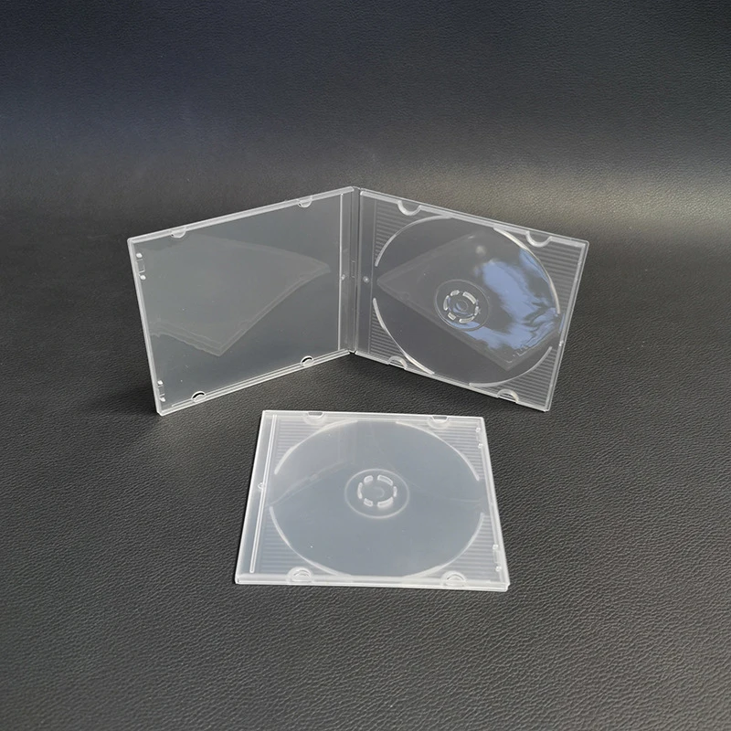 

1PC 8CM ReadStar Transparent PP Ultrathin Standard DVD Case 3Inch CD Package Portable CD Storage Box