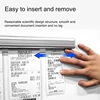 Kitchen Takeaway Clip Organizer with Pen Tray Bill Receipt Punch-Free Menu Clip Wall Mount Restaurant Aluminum Ticket Holder 1
