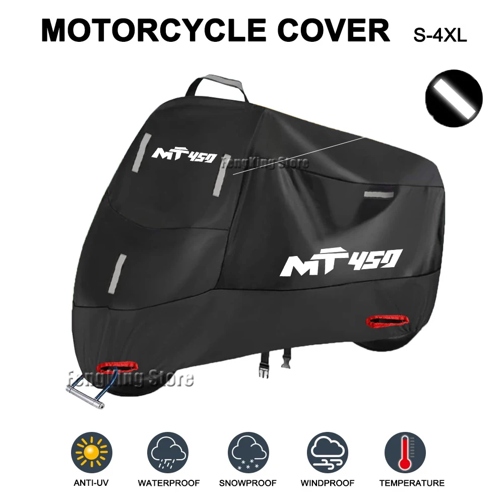 Motorcycle & Scooter Waterproof Outdoor UV and Dust Protector Cover