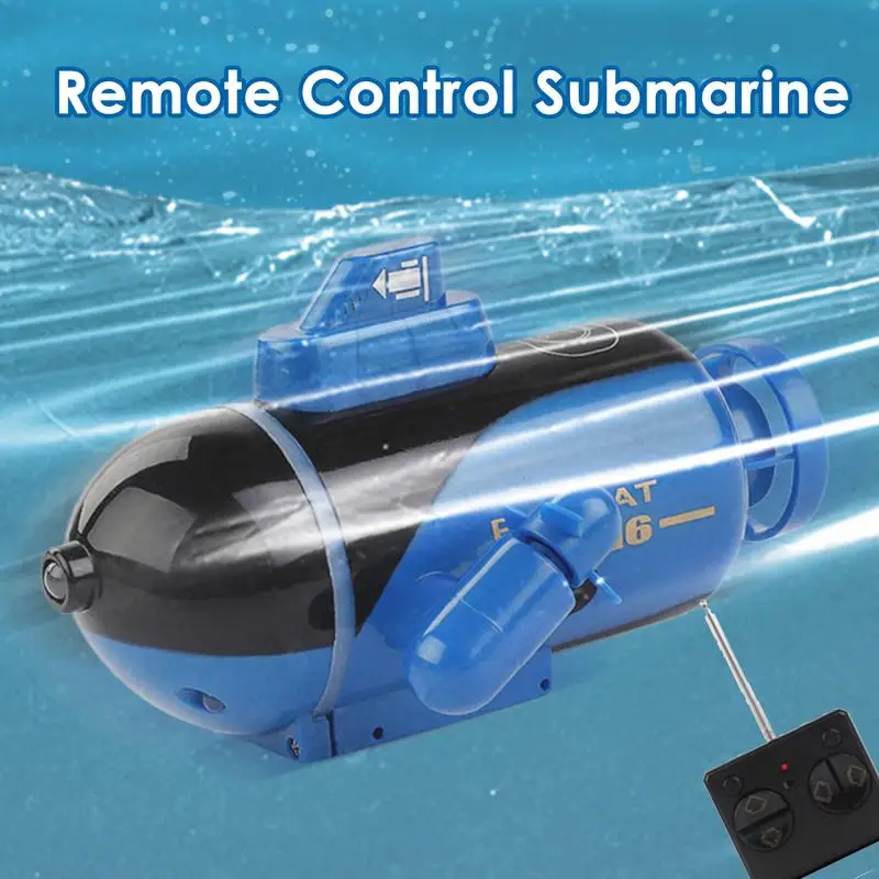 RC Submarine Remote Control Submarine RC Race Boat Ship Waterproof Rechargeable RC Submarine Water Toy For Diving In Pools Lake Ponds