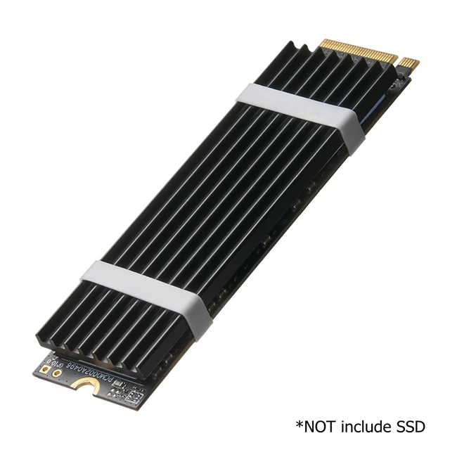 1set M.2 SSD Heat Sink NVME NGFF M.2 2280 Solid State Hard Disk Aluminum Heatsink Cooler Radiator Thermal Cooling Pad for PS5 PC