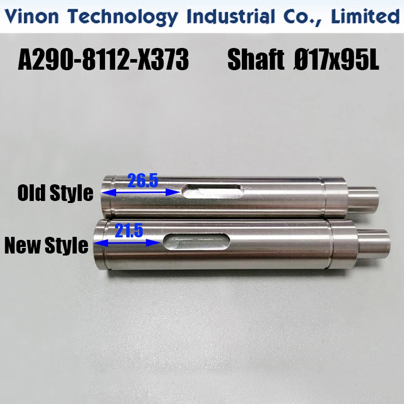 

A290-8112-X373 EDM Shaft F4605 Size Ø17x95Lmm (Old Style / New Style) for Ceramic Roller, A2908112X373, F416 FEED SECTION SHAFT