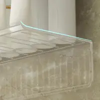 Storage Rack Acrylic Shelf Clear Wall Mounted Thick Transparent Floating Display Stick Bathroom Kitchen Ledge Home Organizer 2