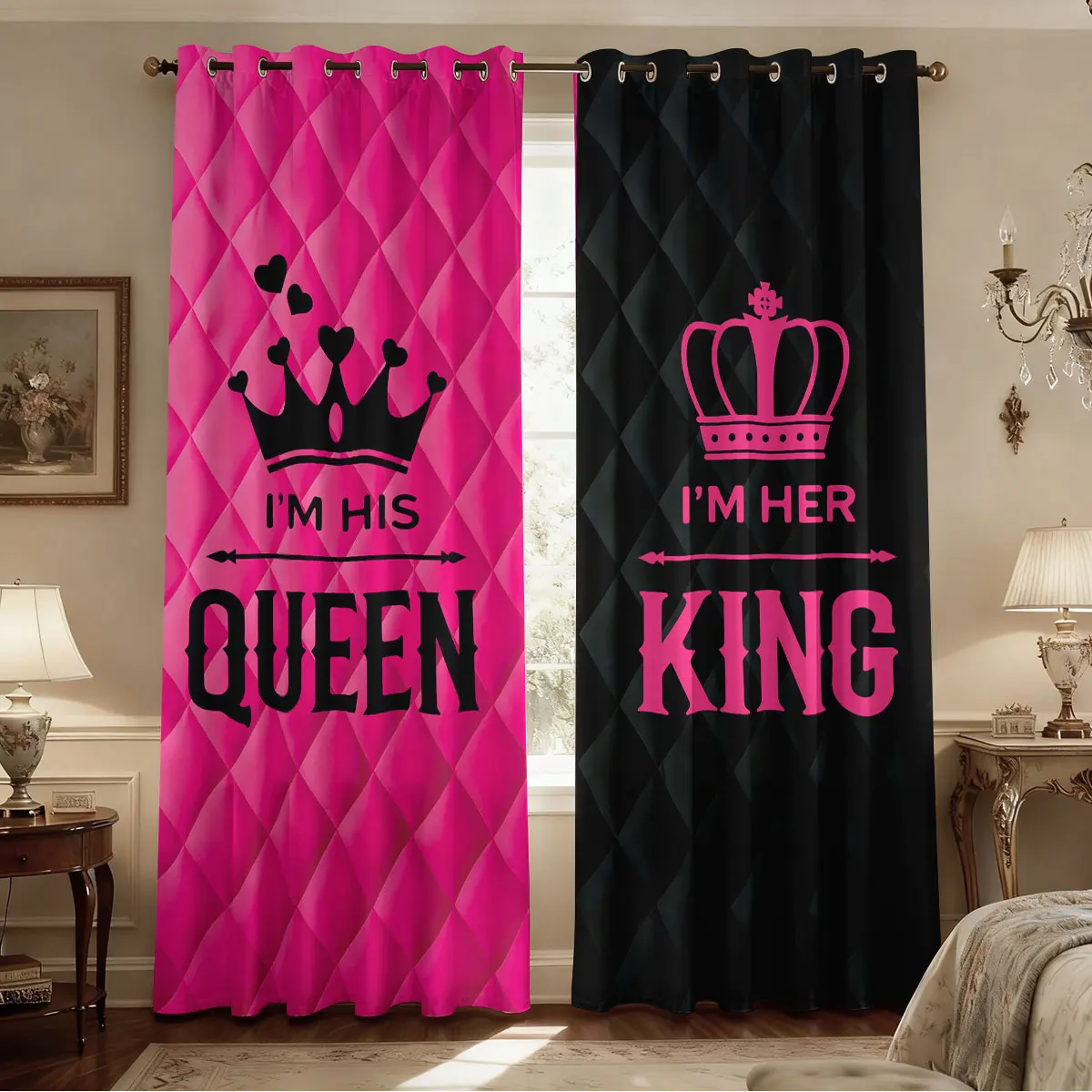 Color Block Curtains 4