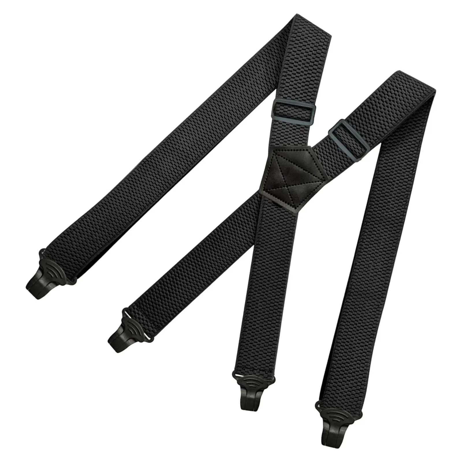 

Mens Womens Suspender Heavy Duty 4 Clips x Type Adults Adjustable Elastic Trucker Style Suspenders Pants Supplies for Belt Loops