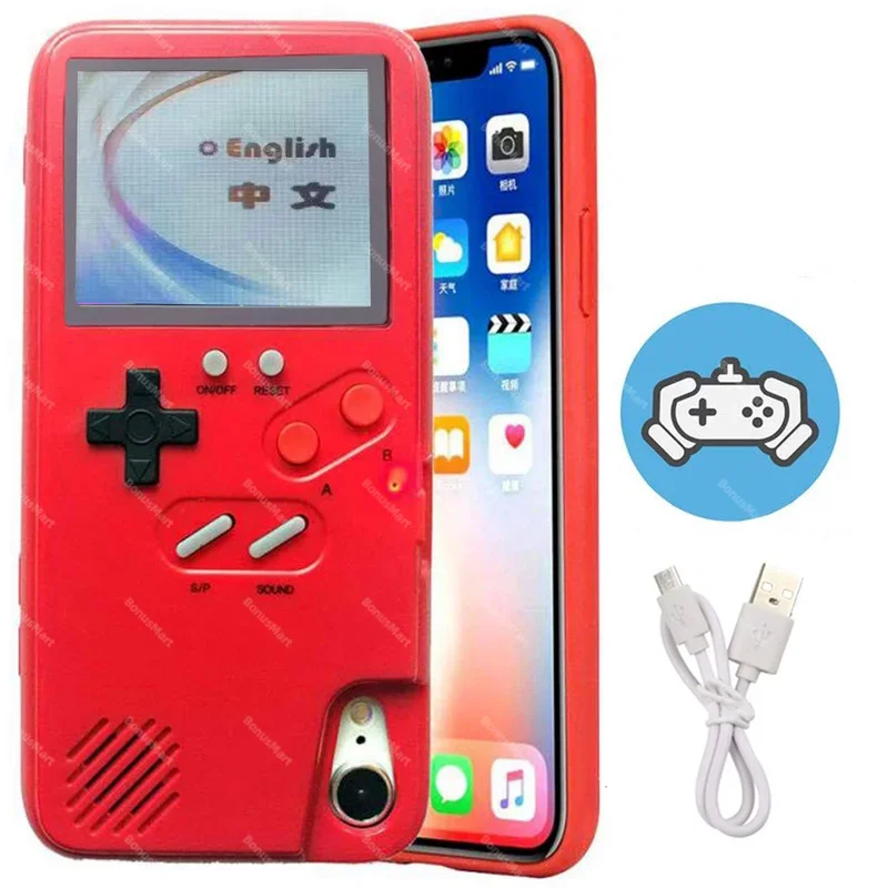 

Trouvaille 36 Playable Games Phone Case for iPhone 14 13 11 12 Pro Max X XS XR 6 7 8 6S Plus Case Colorful Screen FreeShipping
