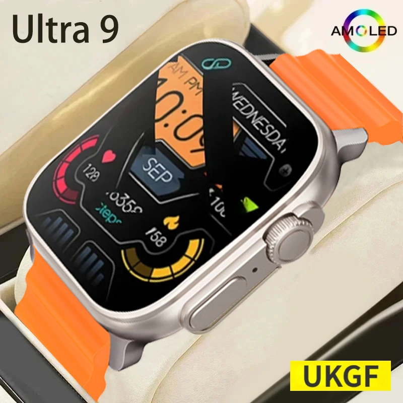

New Ultra 2 49mm Ultra 9 Series NFC Smart Watch BT Call Waterproof Health Monitor Watches Men PK Hello Watch 3/HK8 por max/HK9