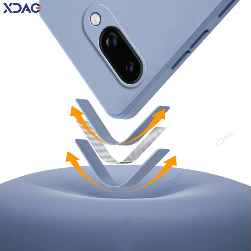 Luxury Dual Layer Silicone Armor Phone Case with Camera Protection