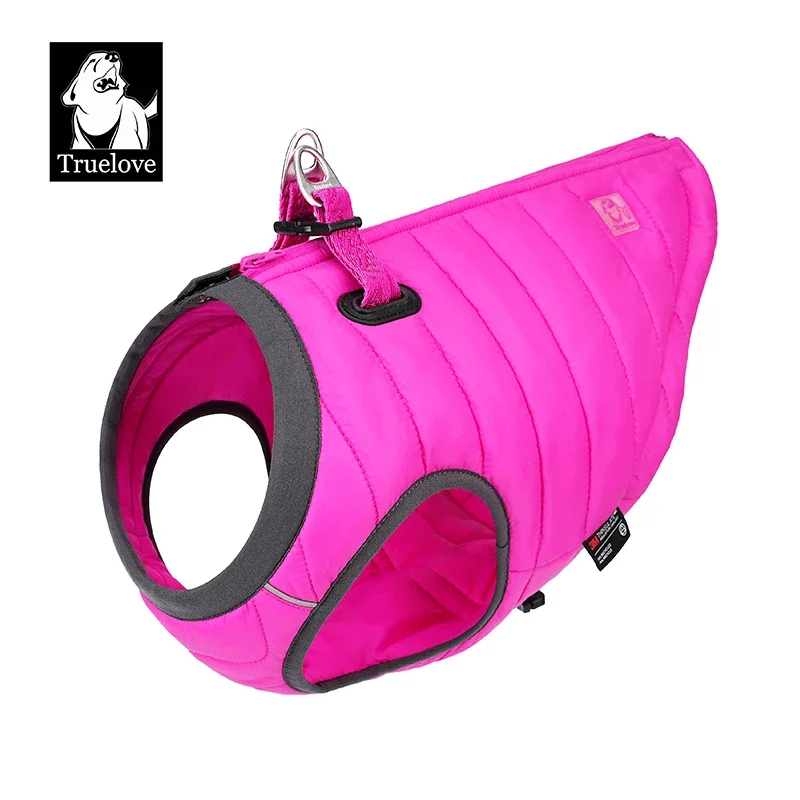 Truelove PetClothes TLG2171High Efficiency Fleece Pet Vest 3M Thinsulate SBS Zip Rotating Buckle Ultra-soft Nylon