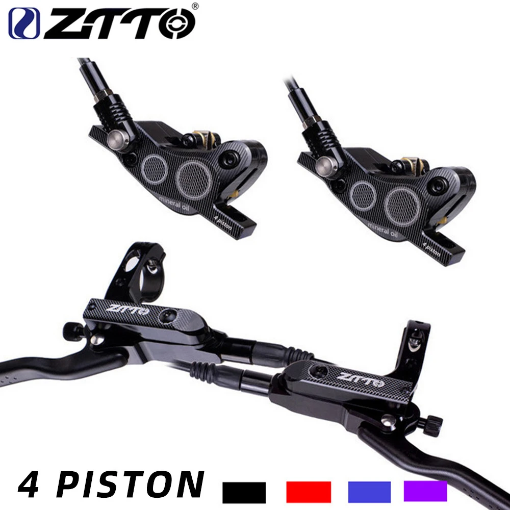 ZTTO-MTB-4-Piston-Hydraulic-Disc-Brake-M840-With-Cooling-Full-Meatal ...