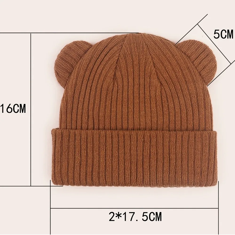 Warm Knitted Beanie Cap for Kids