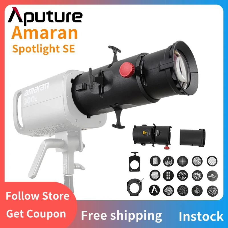 

Aputure Amaran Spotlight SE 19° 36°Bowens Mount Point-source Lens Modifier For 100X-S 200X-S 150C 300C 300DII 300D