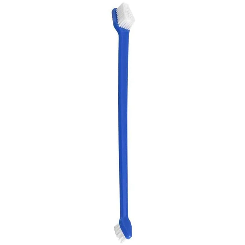 

100 Piece Cat Dog Pet Toothbrush Set Double Headed Convenient Finger Brushes For Safe Dog Cat Care