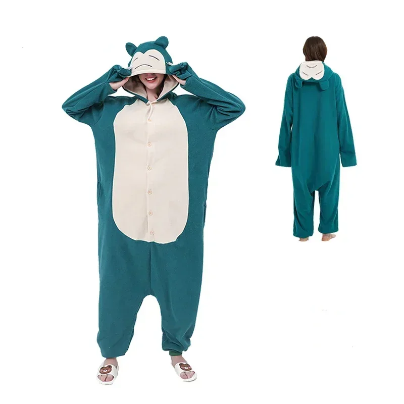 MINISO Pokemons Onesie Snorlax Squirtle Jigglypuff Kigurumi Gengar Cosplay Costume Halloween Adult Anime Eevee Pajamas Pijama cosplay costumes,kigurumi pajamas