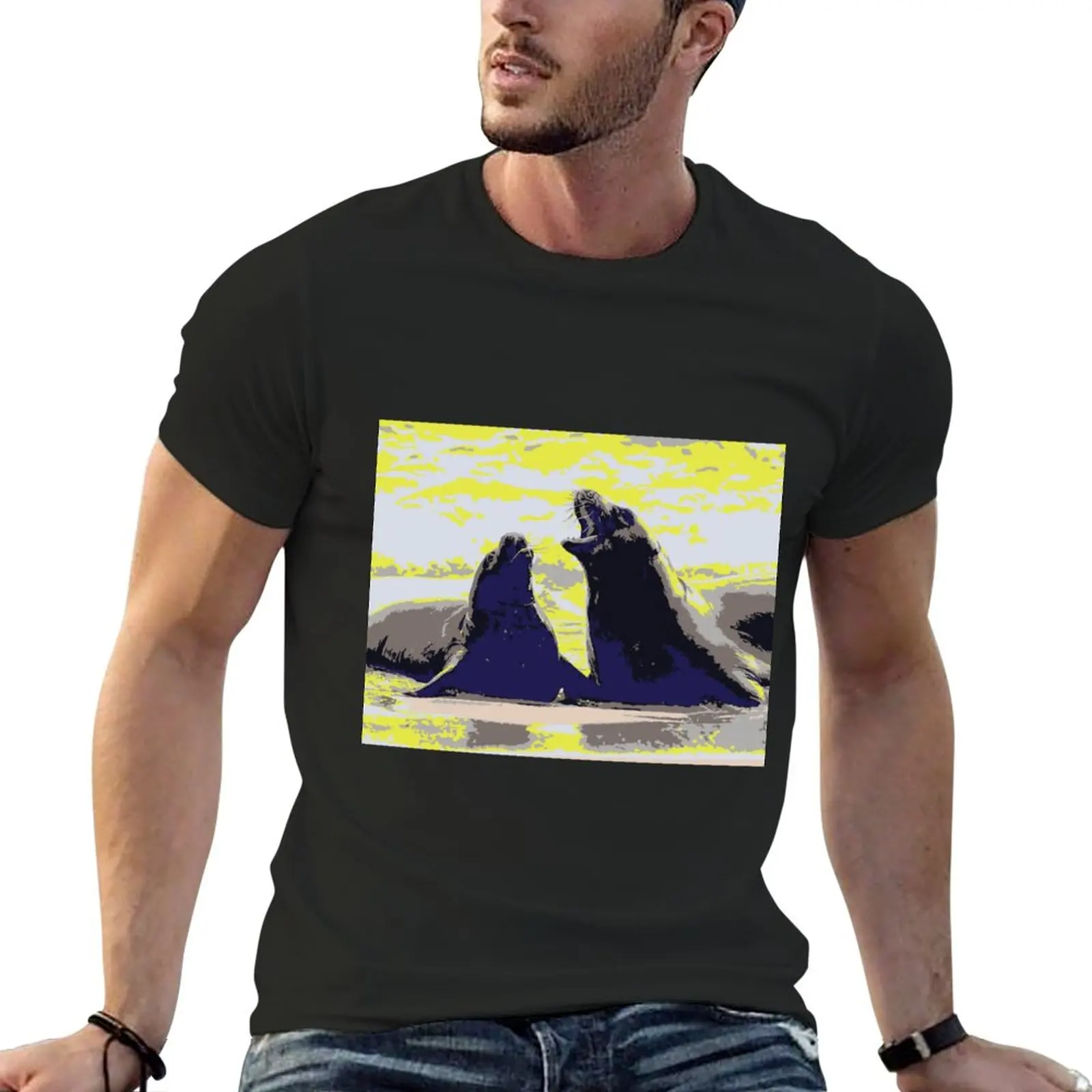 

Seals Gone Wild T-Shirt T-shirt for a boy sweat shirt men clothing