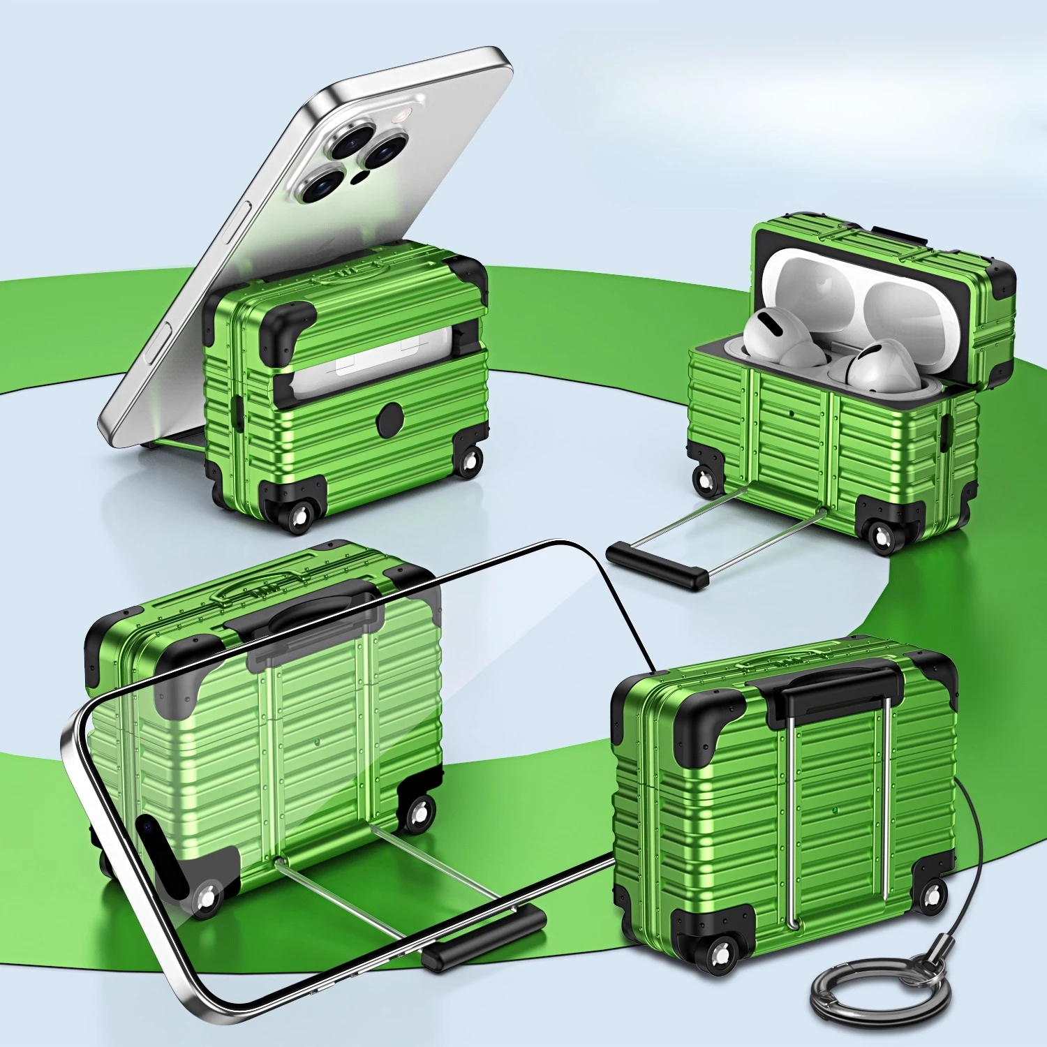 Trendy Drop-Proof Protective Headphone Luggage Case