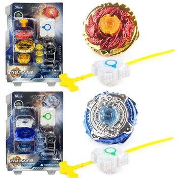 Beyblades Set with Ruler Launcher Single Type Metal Fusion Toupie Battle Game Toys for Children 3