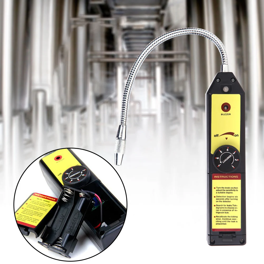 Refrigerant Gas Analyzer Halogen Gas Leak Detector Tester for AZ