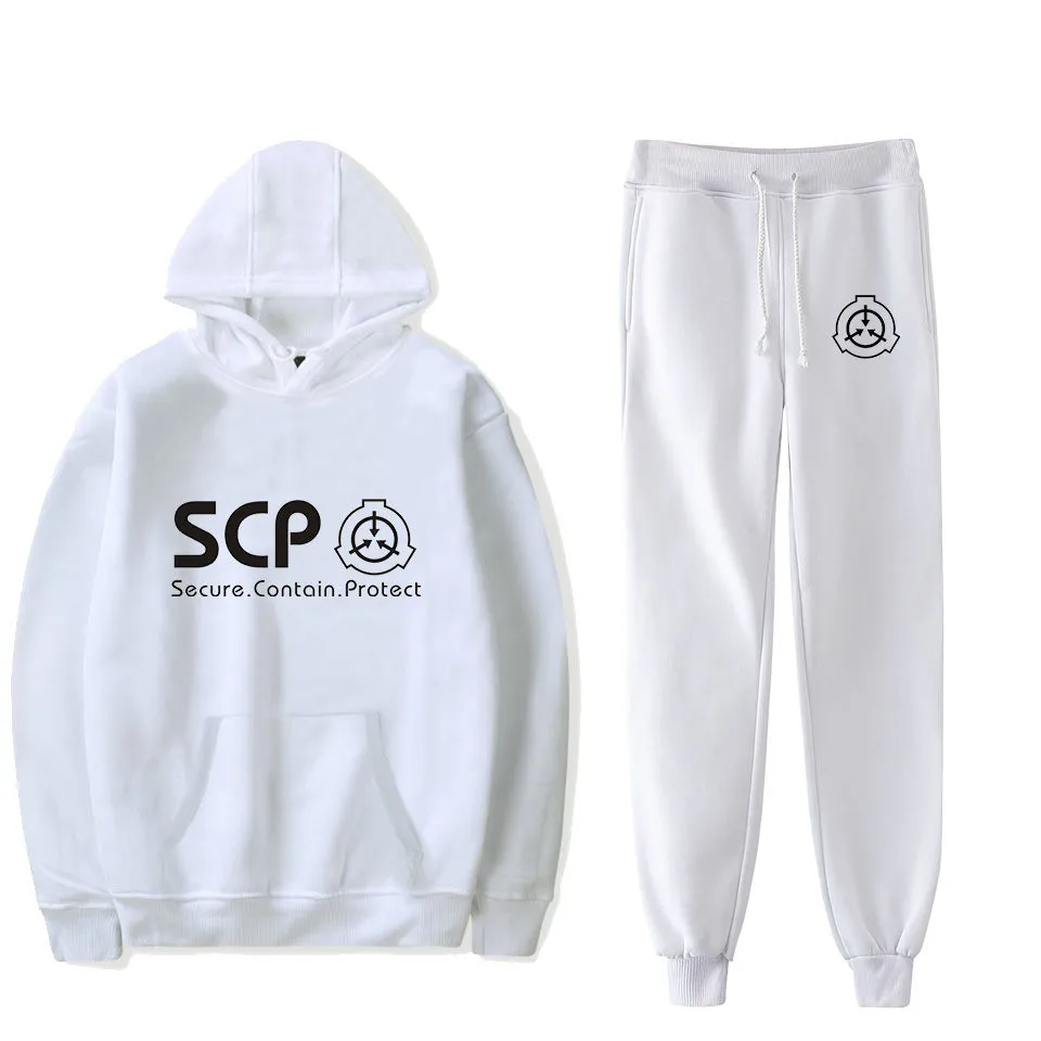 SCP-096 La Fondazione Shy Guy SCP Felpa con Cappuccio : : Moda