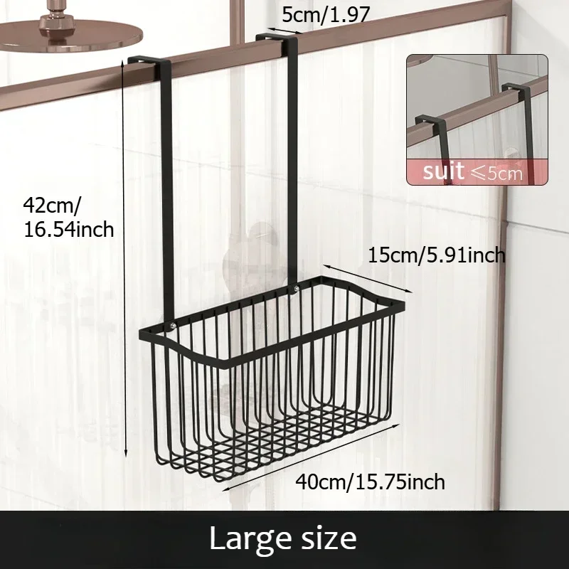 Hanging Grid Storage Rack Iron Display Multi-storage Basket Used in Bathroom Kitchen Flower Pot Plant Hanging Rack