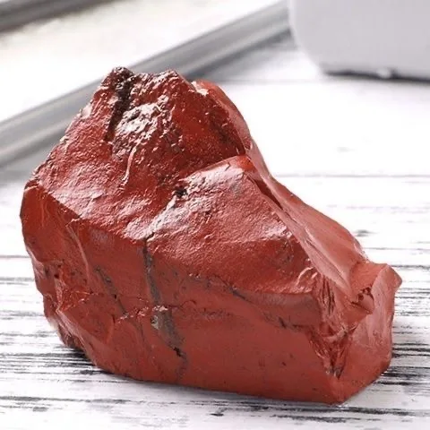 200g Chicken Blood Stone Red Jade Ornament Original Stone Living Room Fish Tank Red Decoration Original