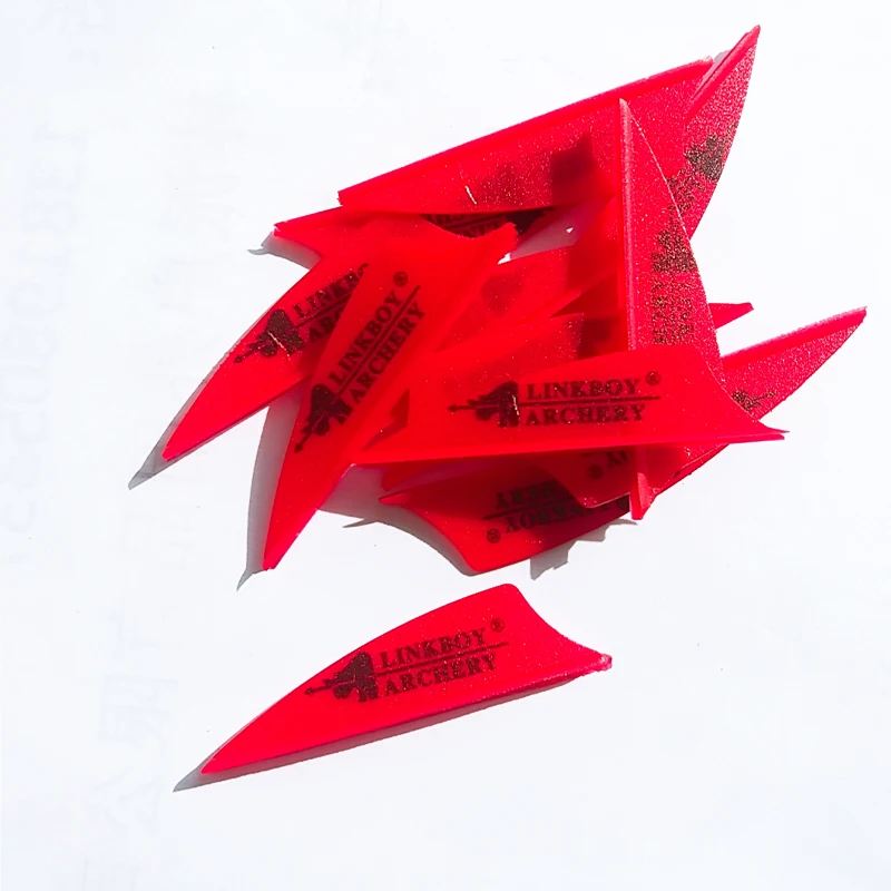Archery Arrow Vane 1.75 inch Plastic Arrow Fletching Feather Recurve Compound Bow Accessories Hunting And Shooting Outdoor 36pcs archery arrow feathers,archery arrows
