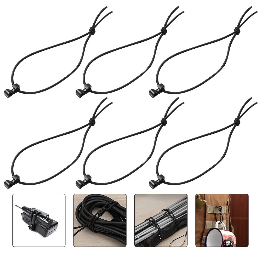 

Storage Webbing Clip Elastic Strap Hook Rope Buckle Multipurpose Fasten Cord Multi-use Fastener Bungee Straps