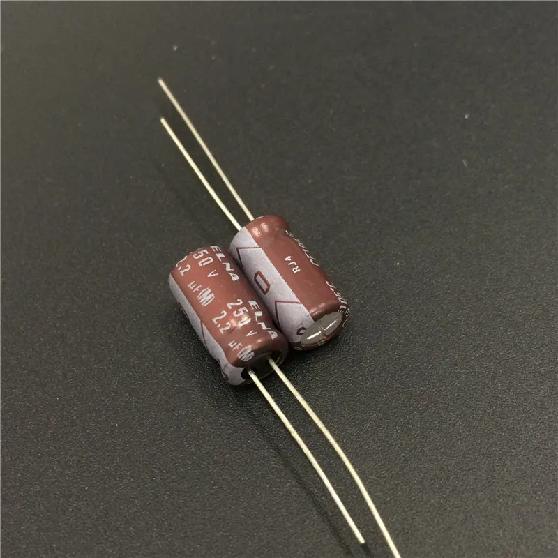 

Конденсатор для аудиосистемы 2,2 uF 250V ELNA Япония RJ4 Series 6x12mm V uF v2.2 uF