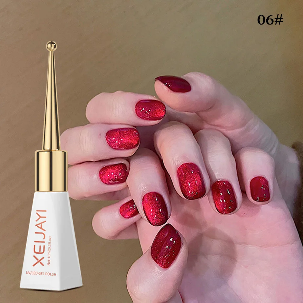 Nail Polish Glitter Cat Magnetic Nail Gel