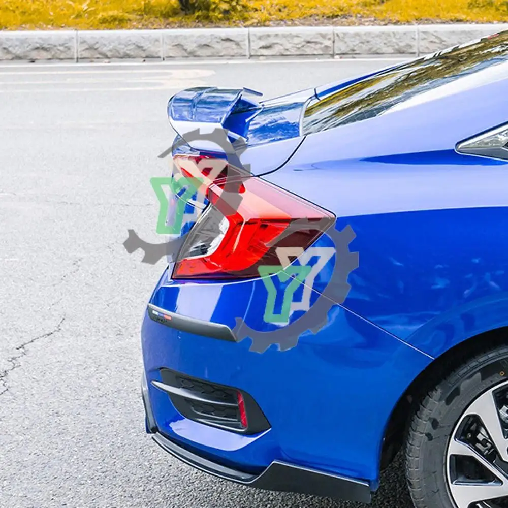 Heckspoiler Für Honda Civic 2016-2020 Limousine - Carbon Look ABS Kunststoff