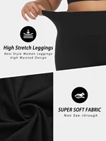 5 Pack Plus Size Super Soft Leggings for Women, High Waisted Tummy Control No See Through Workout Yoga Running Pants Leggings - Image 5