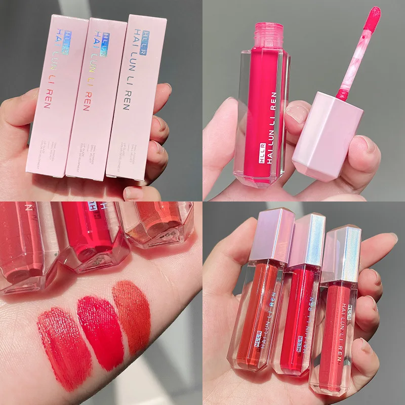 

Small pink diamond lip stain moisturizing moisturizing student party plain face not easy to fade moisturizing lipstick wholesale