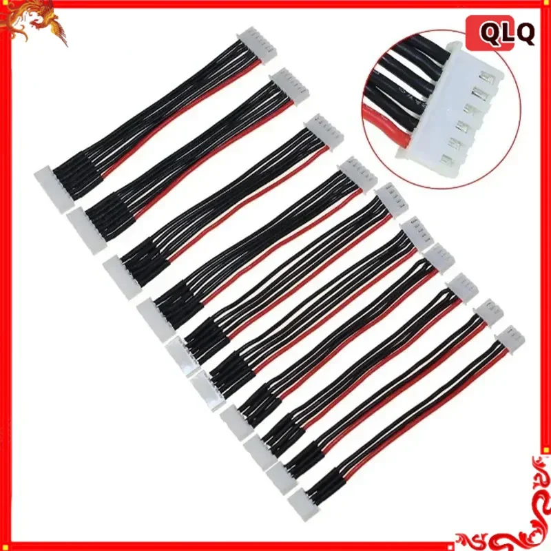 Cavi Silikon 24AWG Per Modellismo 4 Cavi Bilanciamento Per Batterie Lipo 6s Connettori Jst Xh A 7 Pin