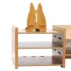 Computer Monitor Stand with Lock, 2 Keys Desktop Laptop Rack with Drawers, with Phone Holder, Wood 6