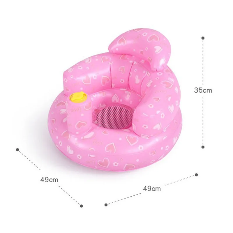 Baby Sitting Chair Inflatable Seat 3-36 Month Built in Air Pump