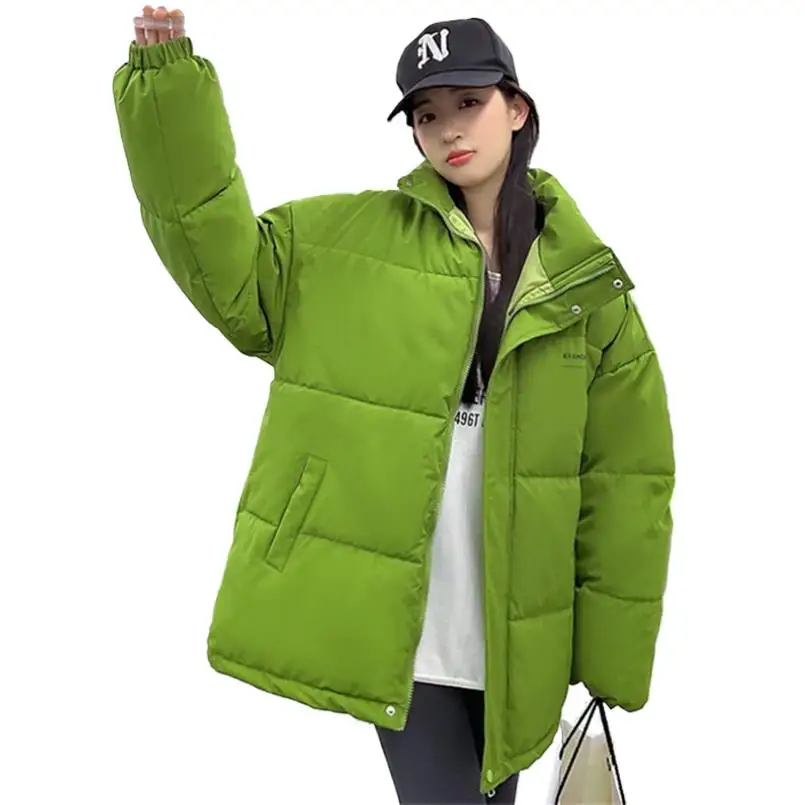 

Oversized Winter Long Jacket Womens Thicken Down Cotton Coat Casual Puffer Parkas Female Warm Cotton-Padded Jacket