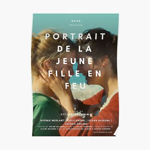 

Portrait De La Jeune Fille En Feu Poster Modern Painting Wall Mural Decor Vintage Funny Room Print Decoration Art Home No Frame