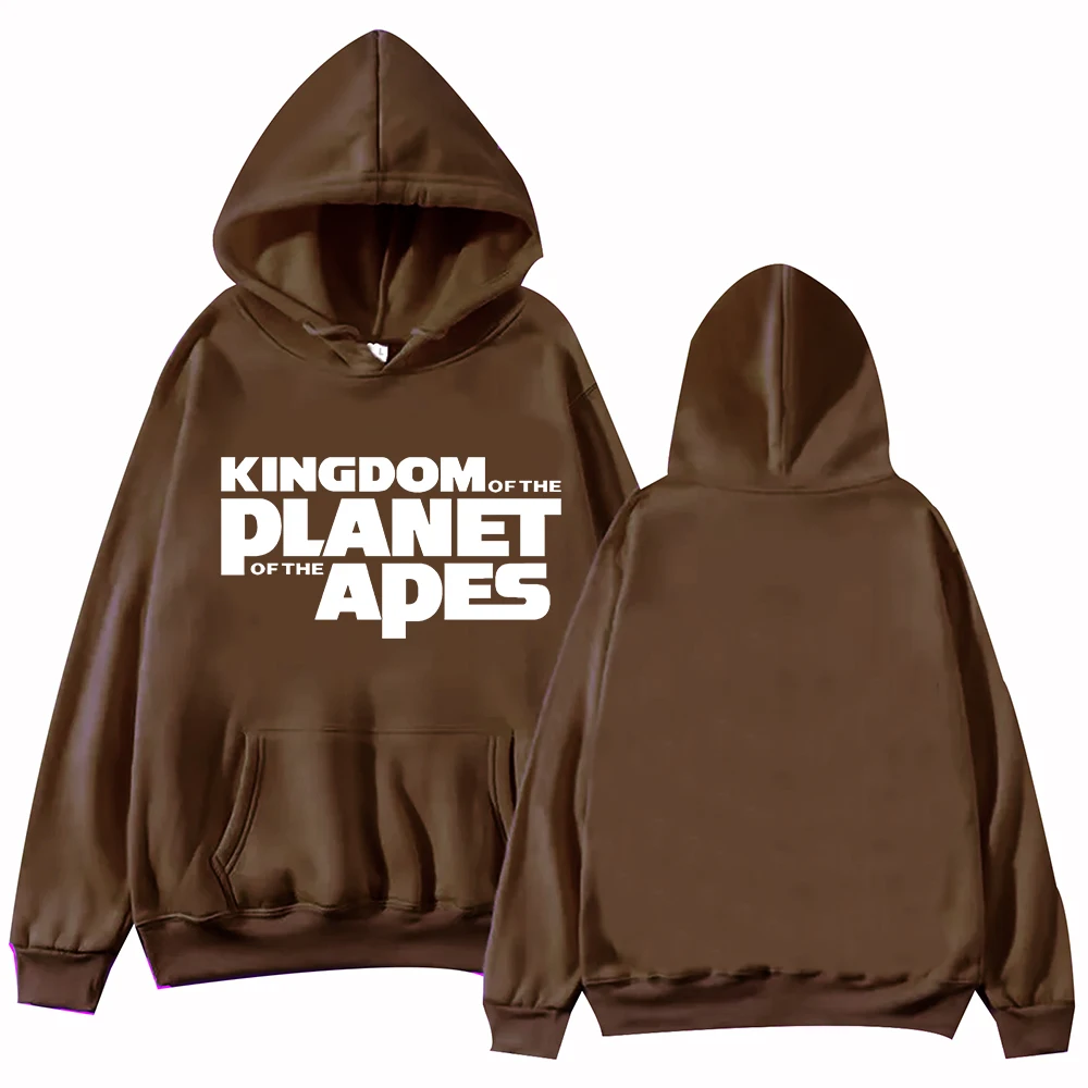 Planet of the Apes 2024 후드티, 하라주쿠 풀오버 상의, 맨투맨 팬 선물
