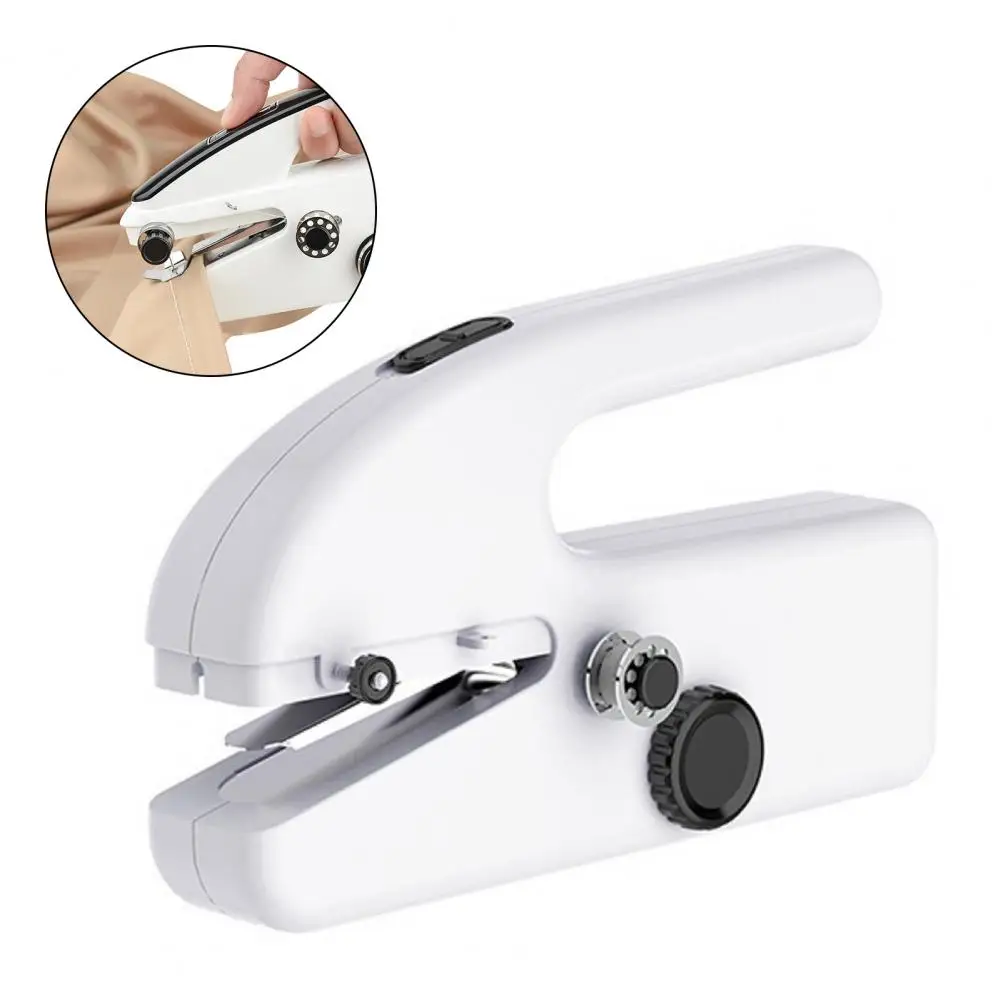 

Мини-швейная машина портативная ручная электрическая швейная машина для самостоятельной сборки одежды и тканей для начинающих