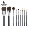 Shoushoulang Professional Handmade Make Up Brushes Set 9pcs Face Powder Eye Shadow Brush Saikoho Goat Hair Makeup Brushes Kit 1